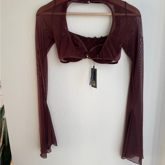 LC MESH Bustier Levi Marrón Chocolate Santísimas - Picture 12 of 12